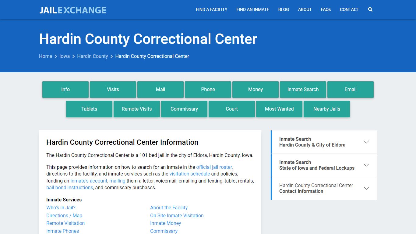 Hardin County Correctional Center - Jail Exchange